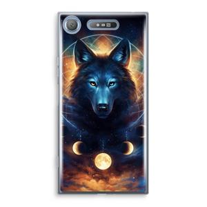 CaseCompany Wolf Dreamcatcher: Sony Xperia XZ1 Transparant Hoesje
