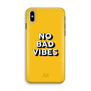 CaseCompany No Bad Vibes: iPhone X Tough Case