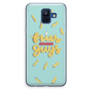 CaseCompany Always fries: Samsung Galaxy A6 (2018) Transparant Hoesje
