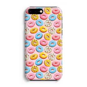 CaseCompany Pink donuts: iPhone 8 Plus Volledig Geprint Hoesje