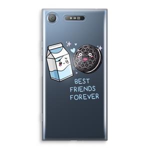 CaseCompany Best Friend Forever: Sony Xperia XZ1 Transparant Hoesje