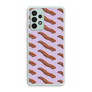 CaseCompany Bacon to my eggs #2: Samsung Galaxy A52s 5G Transparant Hoesje