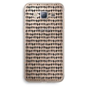 CaseCompany Crazy shapes: Samsung Galaxy J3 (2016) Transparant Hoesje