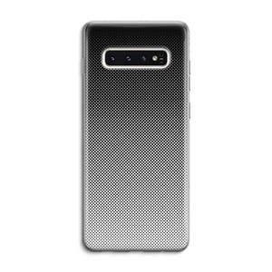 CaseCompany Musketon Halftone: Samsung Galaxy S10 4G Transparant Hoesje