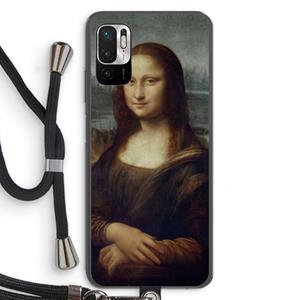 CaseCompany Mona Lisa: Xiaomi Redmi Note 10 5G Transparant Hoesje met koord