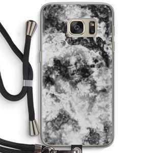 CaseCompany Onweer: Samsung Galaxy S7 Transparant Hoesje met koord