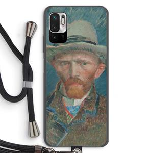CaseCompany Van Gogh: Xiaomi Redmi Note 10 5G Transparant Hoesje met koord