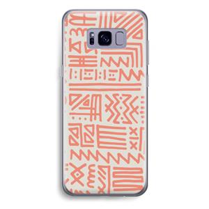CaseCompany Marrakech Pink: Samsung Galaxy S8 Plus Transparant Hoesje