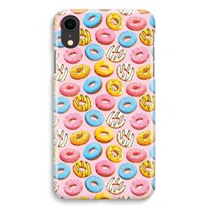 CaseCompany Pink donuts: iPhone XR Volledig Geprint Hoesje