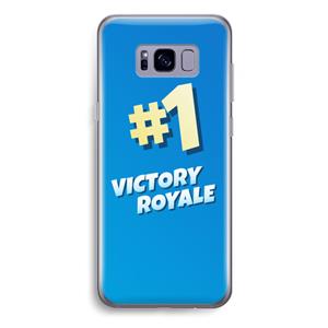 CaseCompany Victory Royale: Samsung Galaxy S8 Plus Transparant Hoesje