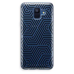 CaseCompany Magic pattern: Samsung Galaxy A6 (2018) Transparant Hoesje