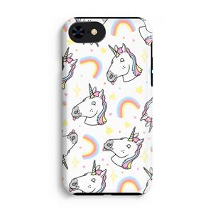 CaseCompany Rainbow Unicorn: iPhone SE 2020 Tough Case