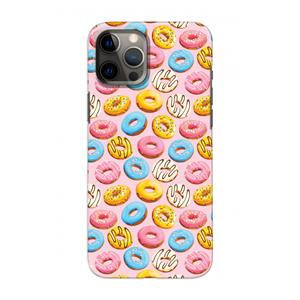 CaseCompany Pink donuts: Volledig geprint iPhone 12 Hoesje