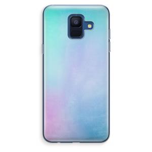 CaseCompany mist pastel: Samsung Galaxy A6 (2018) Transparant Hoesje