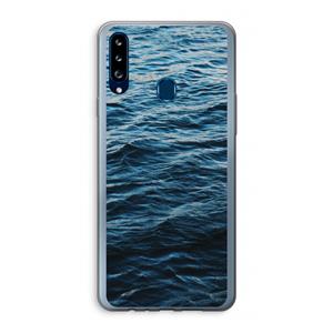 CaseCompany Oceaan: Samsung Galaxy A20s Transparant Hoesje