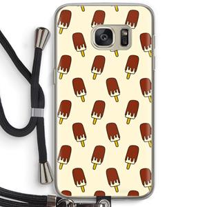 CaseCompany Yummy: Samsung Galaxy S7 Transparant Hoesje met koord