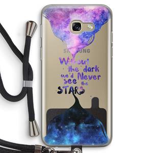 CaseCompany Stars quote: Samsung Galaxy A5 (2017) Transparant Hoesje met koord