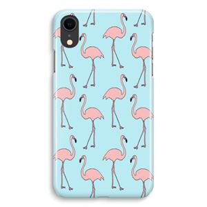 CaseCompany Anything Flamingoes: iPhone XR Volledig Geprint Hoesje