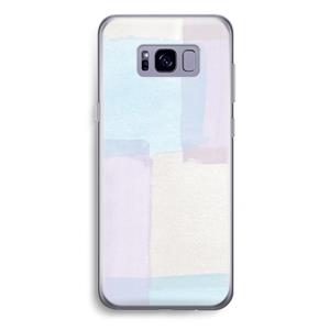 CaseCompany Square pastel: Samsung Galaxy S8 Plus Transparant Hoesje
