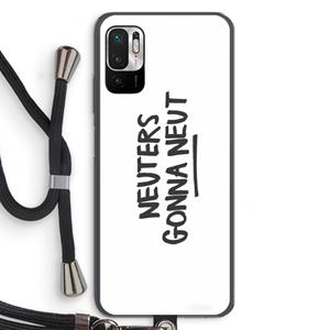 CaseCompany Neuters: Xiaomi Redmi Note 10 5G Transparant Hoesje met koord