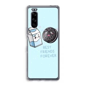 CaseCompany Best Friend Forever: Sony Xperia 5 Transparant Hoesje