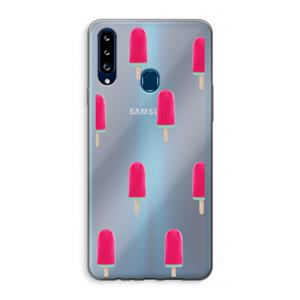 CaseCompany Waterijsje: Samsung Galaxy A20s Transparant Hoesje