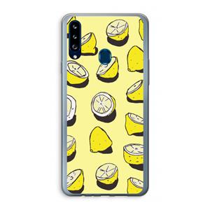 CaseCompany When Life Gives You Lemons...: Samsung Galaxy A20s Transparant Hoesje