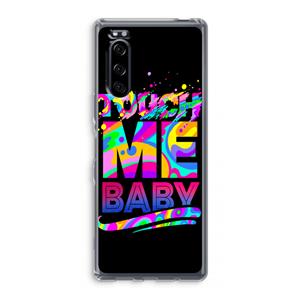 CaseCompany Touch Me: Sony Xperia 5 Transparant Hoesje