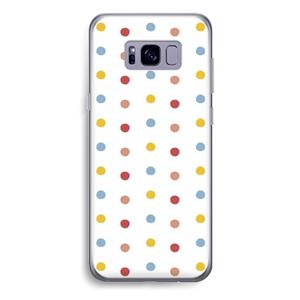 CaseCompany Bollen: Samsung Galaxy S8 Plus Transparant Hoesje