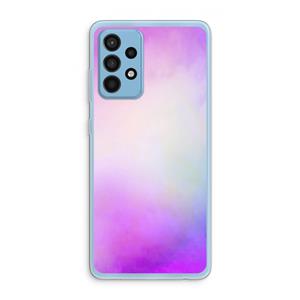 CaseCompany Clouds pastel: Samsung Galaxy A52 Transparant Hoesje
