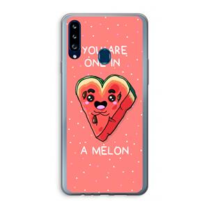 CaseCompany One In A Melon: Samsung Galaxy A20s Transparant Hoesje