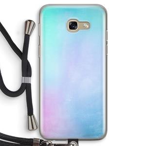 CaseCompany mist pastel: Samsung Galaxy A5 (2017) Transparant Hoesje met koord