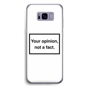 CaseCompany Your opinion: Samsung Galaxy S8 Plus Transparant Hoesje