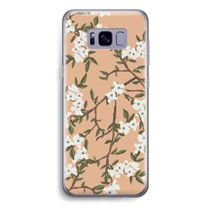 CaseCompany Blossoming spring: Samsung Galaxy S8 Plus Transparant Hoesje