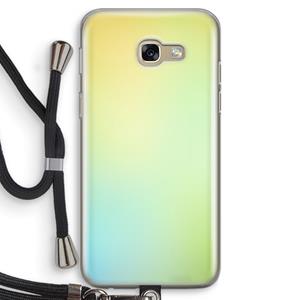 CaseCompany Minty mist pastel: Samsung Galaxy A5 (2017) Transparant Hoesje met koord