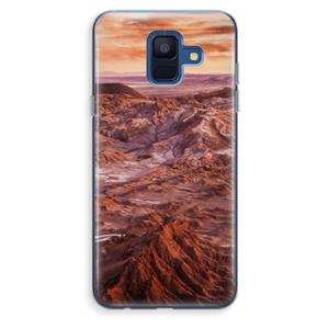 CaseCompany Mars: Samsung Galaxy A6 (2018) Transparant Hoesje