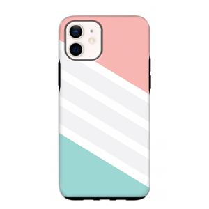 CaseCompany Strepen pastel: iPhone 12 mini Tough Case