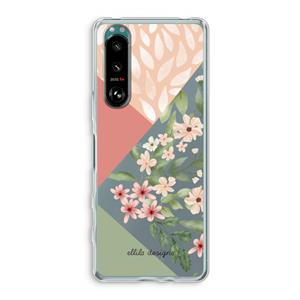 CaseCompany Sweet heaven geometrics: Sony Xperia 5 III Transparant Hoesje