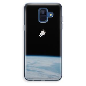 CaseCompany Alone in Space: Samsung Galaxy A6 (2018) Transparant Hoesje