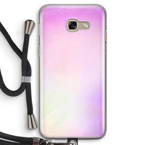 CaseCompany Flow mist pastel: Samsung Galaxy A5 (2017) Transparant Hoesje met koord