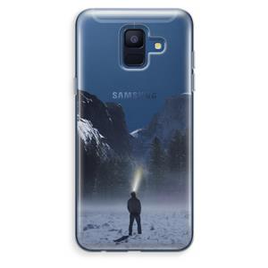 CaseCompany Wanderlust: Samsung Galaxy A6 (2018) Transparant Hoesje