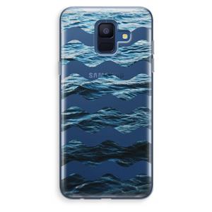 CaseCompany Oceaan: Samsung Galaxy A6 (2018) Transparant Hoesje