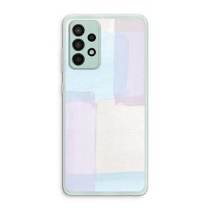 CaseCompany Square pastel: Samsung Galaxy A52s 5G Transparant Hoesje