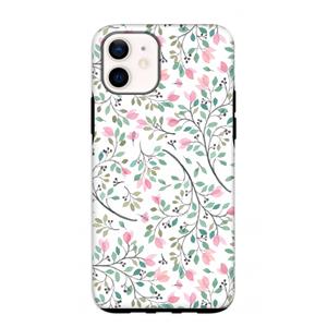 CaseCompany Sierlijke bloemen: iPhone 12 mini Tough Case
