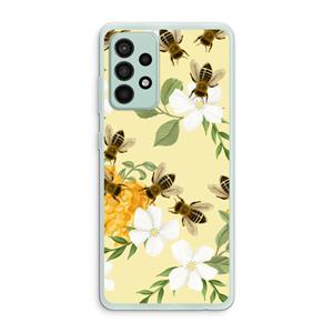 CaseCompany No flowers without bees: Samsung Galaxy A52s 5G Transparant Hoesje