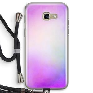 CaseCompany Clouds pastel: Samsung Galaxy A5 (2017) Transparant Hoesje met koord