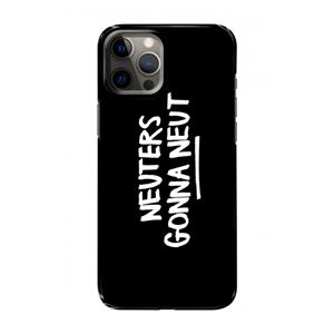 CaseCompany Neuters (zwart): Volledig geprint iPhone 12 Hoesje