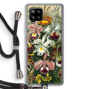 CaseCompany Haeckel Orchidae: Samsung Galaxy A42 5G Transparant Hoesje met koord