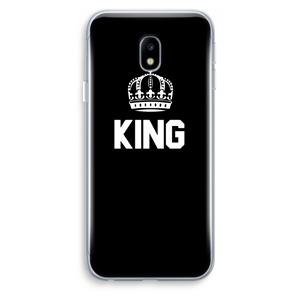 CaseCompany King zwart: Samsung Galaxy J3 (2017) Transparant Hoesje