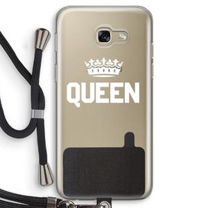 CaseCompany Queen zwart: Samsung Galaxy A5 (2017) Transparant Hoesje met koord